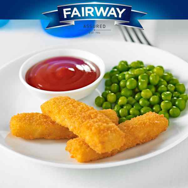 FAIRWAY MSC COD FISH FINGERS 120x25gm 3kg