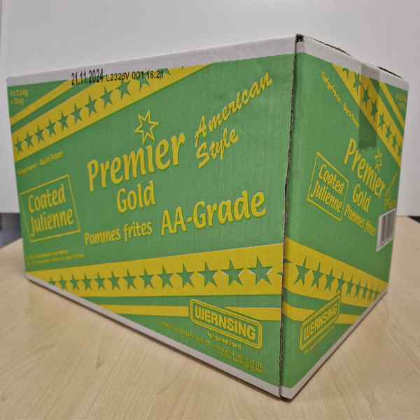 WERNSING  JULIENNE COATED CHIPS  4x2.5kg PREMIER GOLD