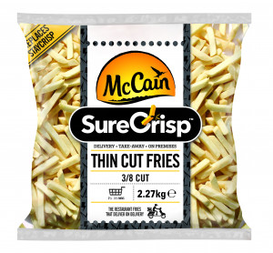 MCCAIN FAST FOOD PRIME (3/8) SURECRISP FRIES ( 7651) 4X2.27kg