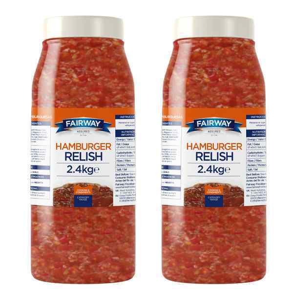 FAIRWAY ASSURED HAMBURGER RELISH 2x2.4kg