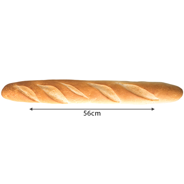 MAXI PARISIENNE FLUTED LARGE BAGUETTE 12x400g PART BAKED - 54 -56 CM