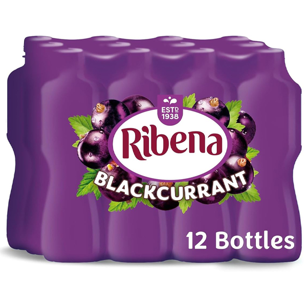 RIBENA  BLACKCURRANT BOTTLES 12x500ml