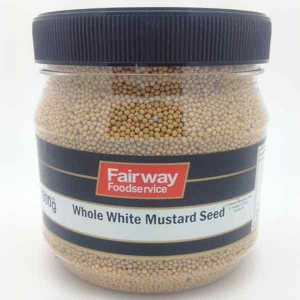 FAIRWAY WHOLE WHITE MUSTARD SEEDS 1x800g JAR