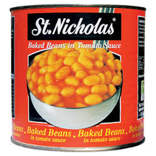 St NICHOLAS BAKED BEANS  6x2.61kg