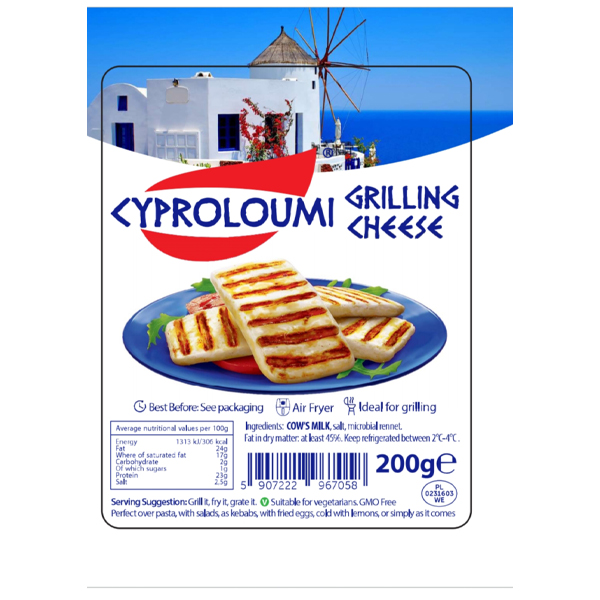 CYPROLOUMI GRILLING CHEESE 4x200gm