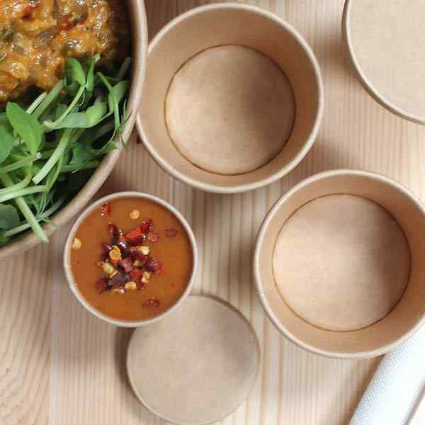 1oz KRAFT PAPER PORTION POTS 44mm 40x100 USE LIDS : GIA090