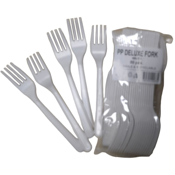 PP REUSABLE & RECYCLABLE FORK  4.8gr 20x50