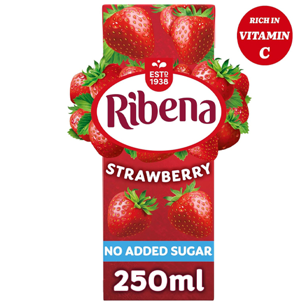 RIBENA RTD STRAWBERRY STILL  ( TET)  24x250ml