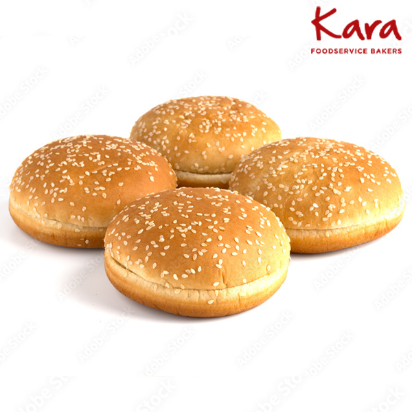 KARA 5" SEEDED BURGER BUNS  1x48