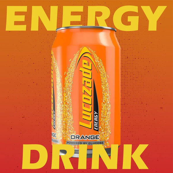 CANS LUCOZADE ENERGY ORANGE 24x330ml