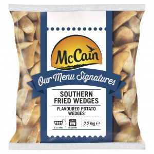 MCCAIN SOUTHERN FRIED WEDGES 4x2.27kg PRODUCT CODE :  8163