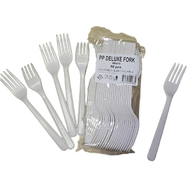 PP REUSABLE & RECYCLABLE FORK  4.8gr 20x50