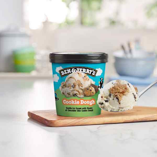 BEN & JERRY'S COOKIE DOUGH ICE CREAM  8x465ml