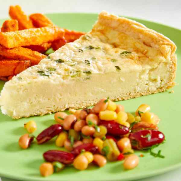 FAIRWAY ASSURED 10" CHEESE & ONION QUICHE WHOLE 1.3KG