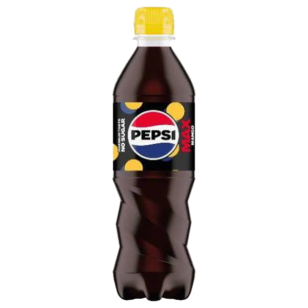 PEPSI MAX MANGO ( GB )BOTTLES 12x500ML