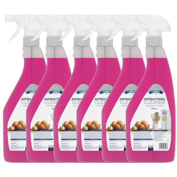 6x750ML FAIRWAY ANTI-BACTERIAL SPRAY CLEANER