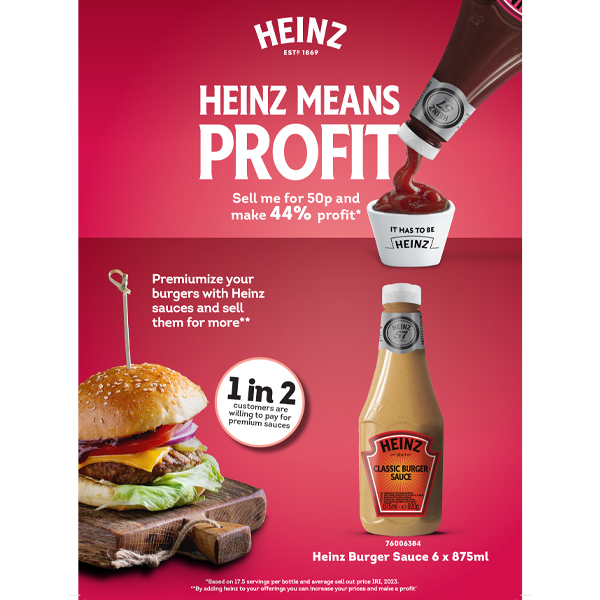 HEINZ CLASSIC BURGER SAUCE 6x875ml