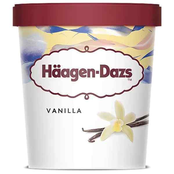 HAAGEN DAZS VANILLA ICE CREAM 8x500ml