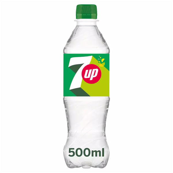 PET 7UP REGULAR BOTTLES (GB) 24x500ml