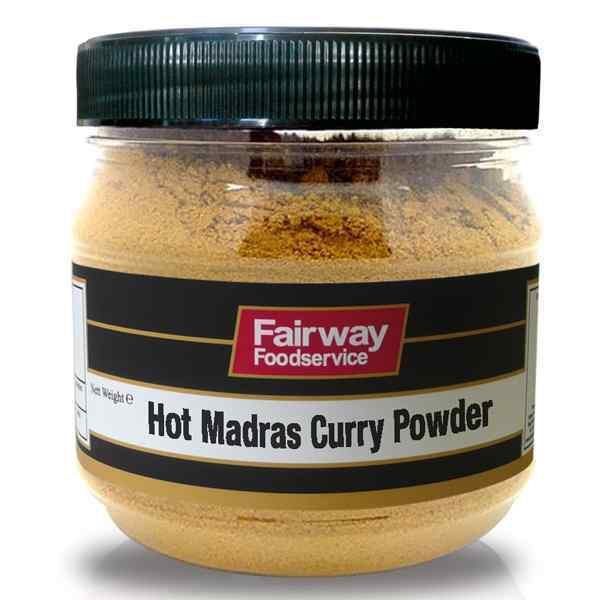 FAIRWAY CURRY POWDER HOT MADRAS 1x500gm JAR