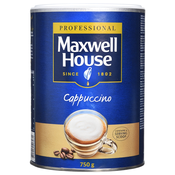 MAXWELL HOUSE  INSTANT CAPPUCCINO  750g