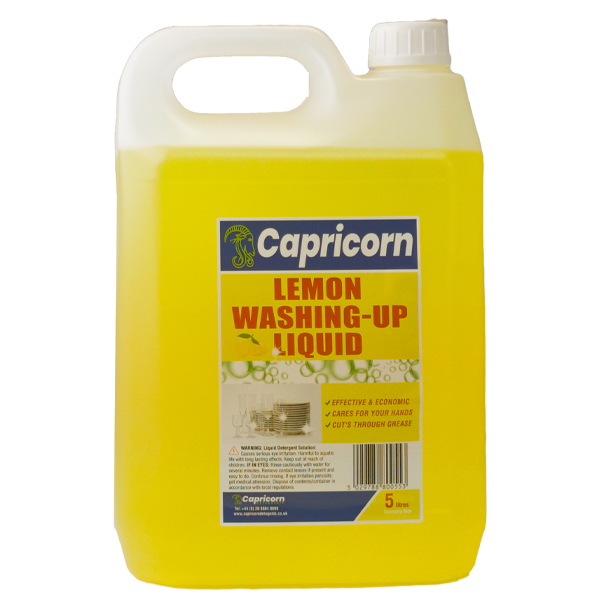 CAPRICORN LEMON WASHING UP LIQUID  4x5lt