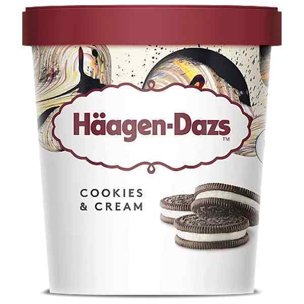 HAAGEN DAZS COOKIES & CREAM 8x500ML