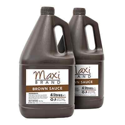 MAXI BROWN SAUCE  2x4 lt