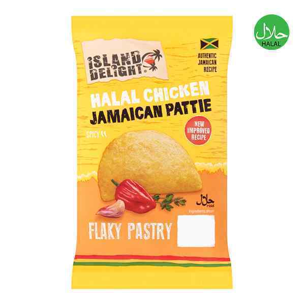 JAMAICAN HALAL CHICKEN PATTIE  24x140g