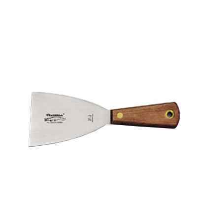 GRILL SCRAPER - SLANT EDGE 4" - WOODEN HANDLE (04.W)