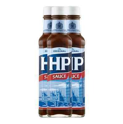 HP BROWN SAUCE BOTTLES  12x255g