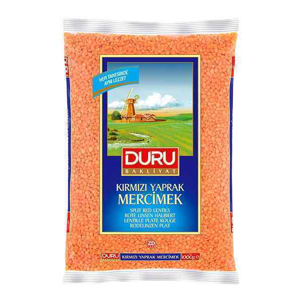 DURU ROUND RED ( KIRMIZI MERCIMEK) LENTIL 1kg WHOLE