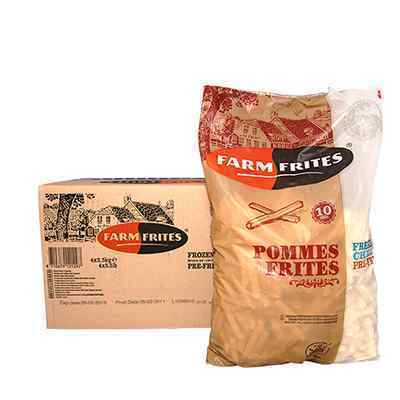 SUPERFARM ( FARMFRITES ) CHIPS 3/8  4x2.5kg 10mm PRODUCT CODE  : 113.005