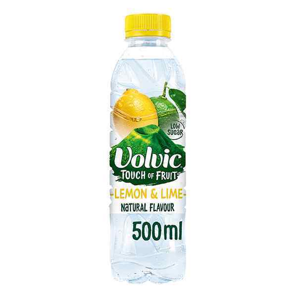 VOLVIC TOUCH OF FRUIT LEMON & LIME 12x500ml