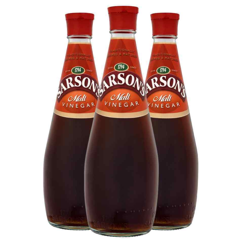 Sarsons Malt Vinegar bottle 250ml x 12 - britishaisles