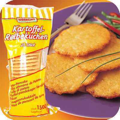 WERNSING POTATO PANCAKES   4 x 25 x 60g