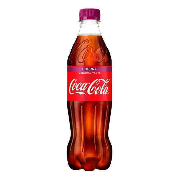 CHERRY COKE BOTTLES (GB)  12 x 500ml