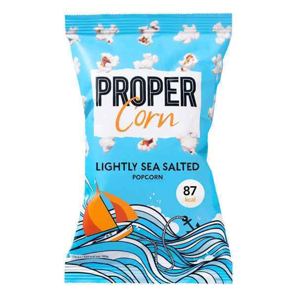 PROPER LIGHTLY SEA SALTED  POPCORN 24x20gm