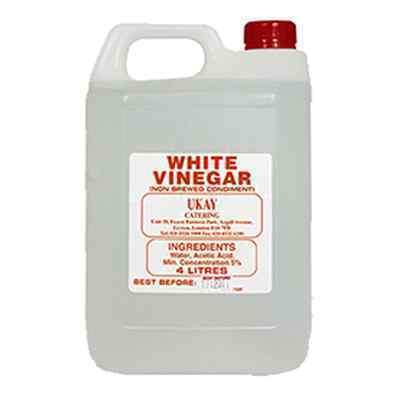 WHITE VINEGAR NON-BREWED CLEAR CONDIMEN 1x5lt