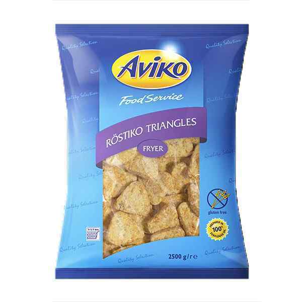 AVIKO TRIANGLE HASH BROWNS 4x2.5kg