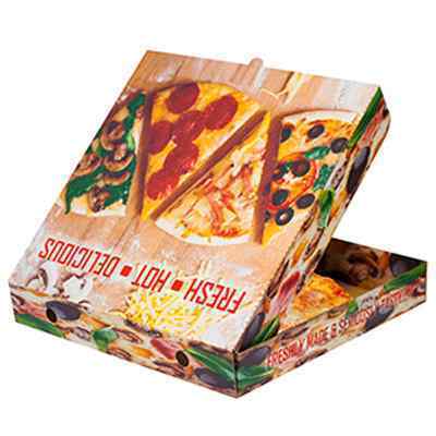 10"  FRESH HOT SLICES  PIZZA BOX  1x100 HAPPY PIZZA