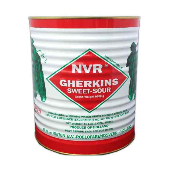 NVR PICKLED GHERKINS 50/60 TIN  1x10lt