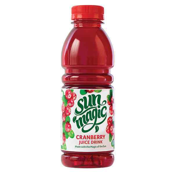 SUNMAGIC CRANBERRY JUICE PET 12x500ml