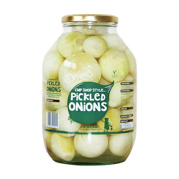 DRIVERS CHIP SHOP PICKLED ONIONS  1 x 2.25kg