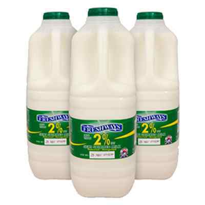 FRESHWAYS SEMI SKIMMED MILK ( GREEN )  2lt