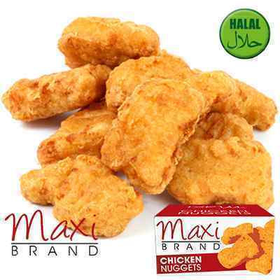 MAXI HALAL CHICKEN BATTERED NUGGETS  2x1kg