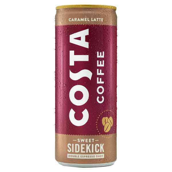 COSTA LATTE CARAMEL CANS  12x250ml