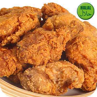 FROZEN SOUTHERN  FRIED CHICKEN 2 x2.5kg (5kg) HALAL (9 CUT)  (50 PIECES)