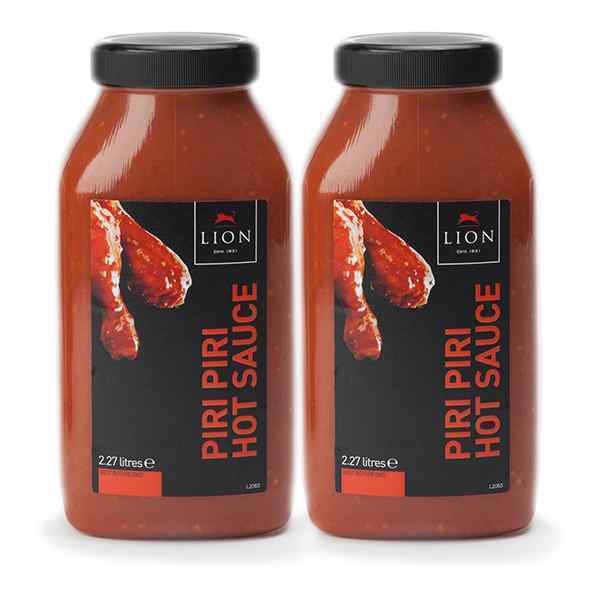 LION PIRI PIRI HOT SAUCE 2x 2.27 lt