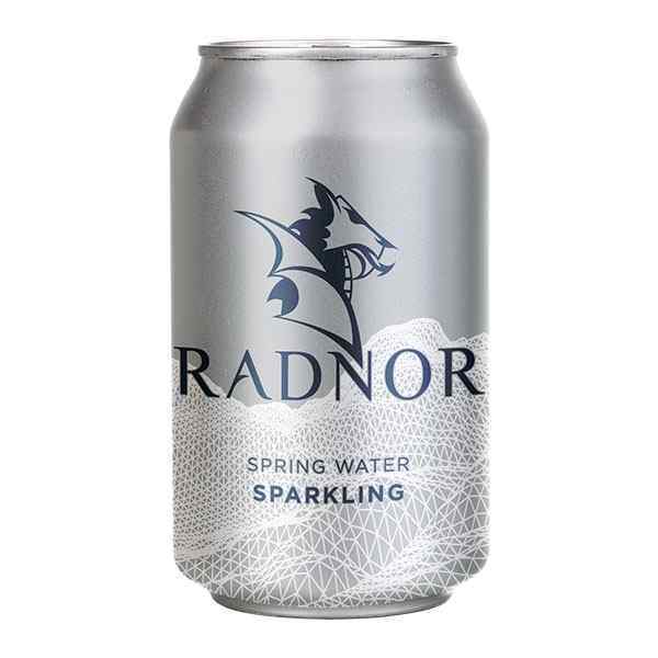 RADNOR SPARKLING CANS SPRING WATER 24x330ml